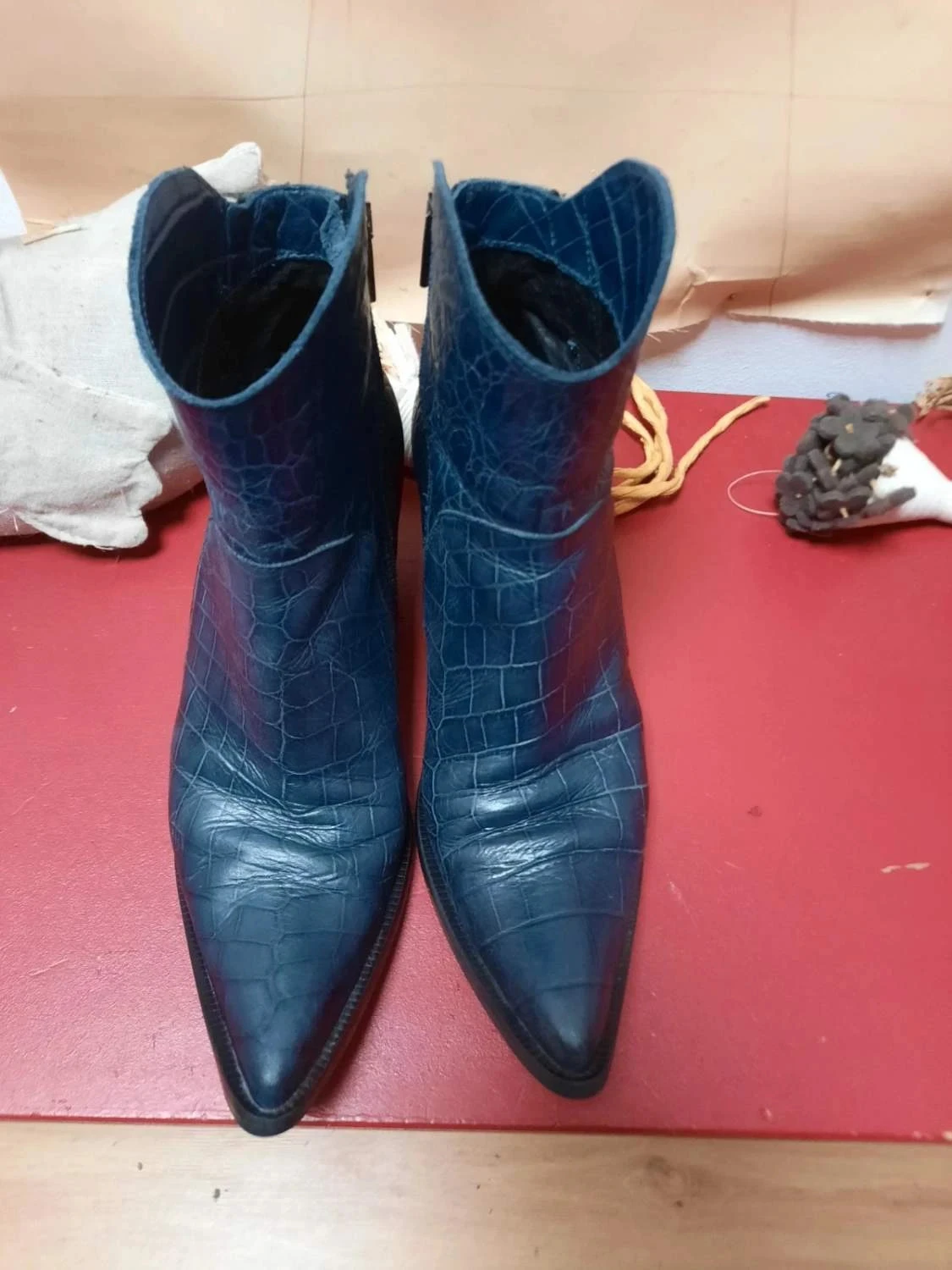 🥀Bottines tout cuir, femme 37. Vero Cuoio. – photo 4